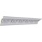 Ekena Millwork 5"H x 5"P x 7 1/8"F x 94 1/2"L Wakefield Crown Moulding MLD05X05X07WA - alternate 5